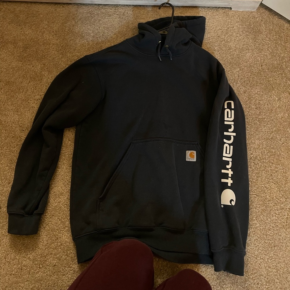Dark blue Carhartt hoodie